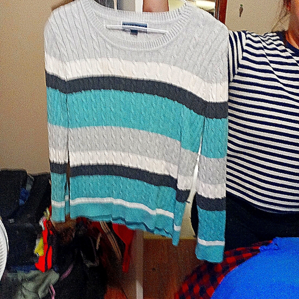 Multiblue winter sweater